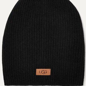 UGG All Gender Aiken Beanie, Merino wool and Cashmere, Black, New